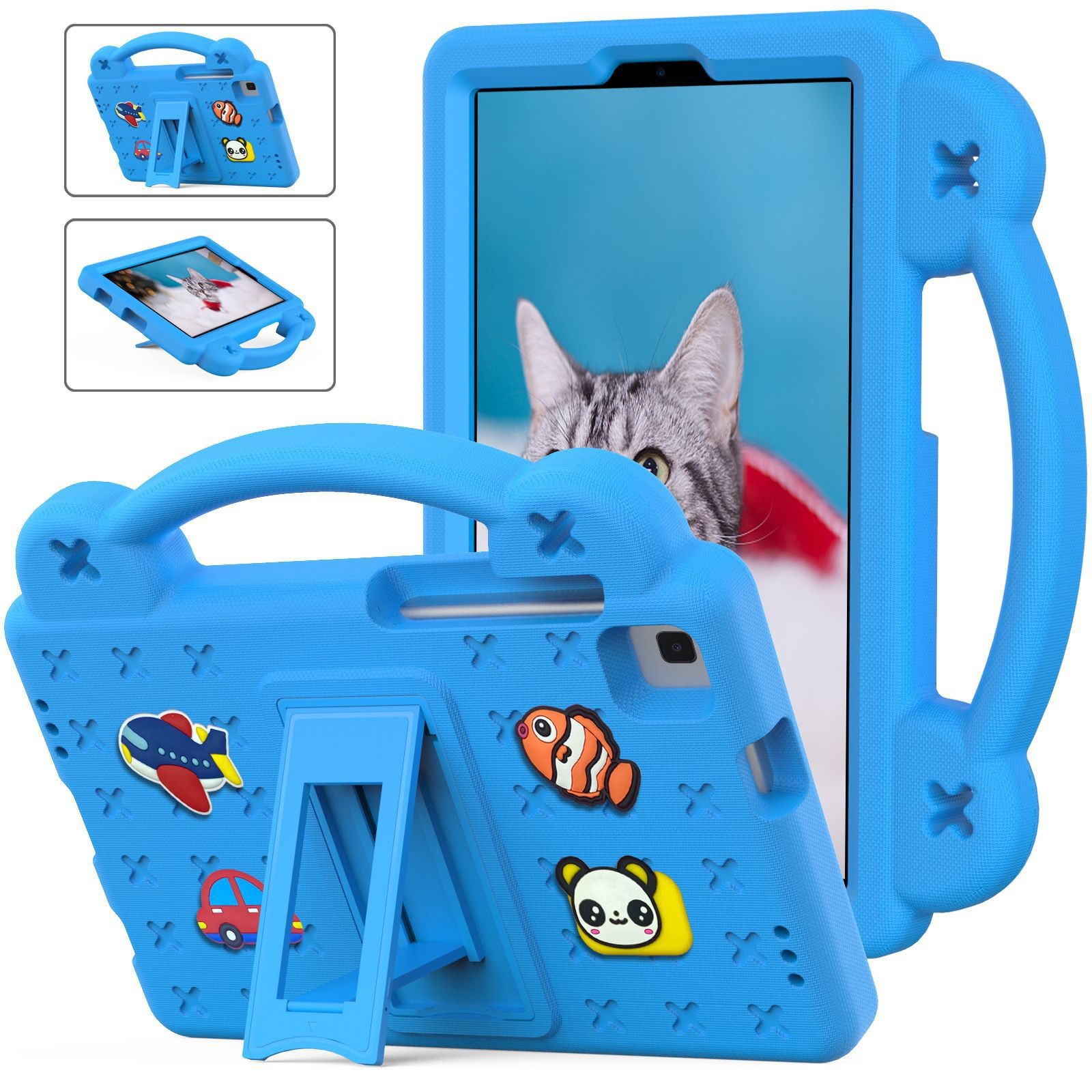 Beibei bear DIY for ipad 10 generation 10.9 Samsung tablet protective case Nokia T20 EVA cartoon case