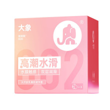 大象避孕套高潮水滑3只002玻尿酸超薄安全套成人用品计生用品批发