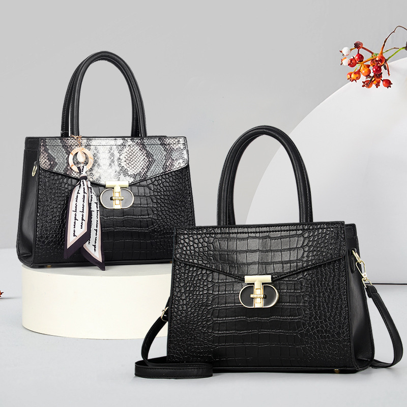 Taizhou bolso de mujer nuevo estilo con patrón de serpiente bolso de hombro con patrón de cocodrilo bolso de mensajero comercio exterior al por mayor bags transfronterizos