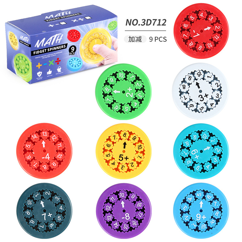 Giroscopio digital transfronterizo descompresión giroscopio dedo burbuja música matemáticas giroscopio digital dedo dedo juguete giroscopio