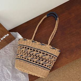 夏季草编包