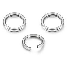 现货开口圈304不锈钢单圈闭口圈箱包玩具工艺diy配件线割圈平口圈