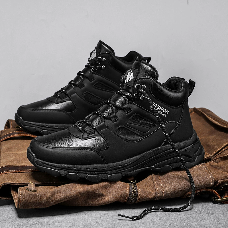 Трансграничная обувь большого размера высокого размера мужская зимний отдых на открытом воздухе альпинистская износостойкая обувь подросток спортивные ботинки Martin