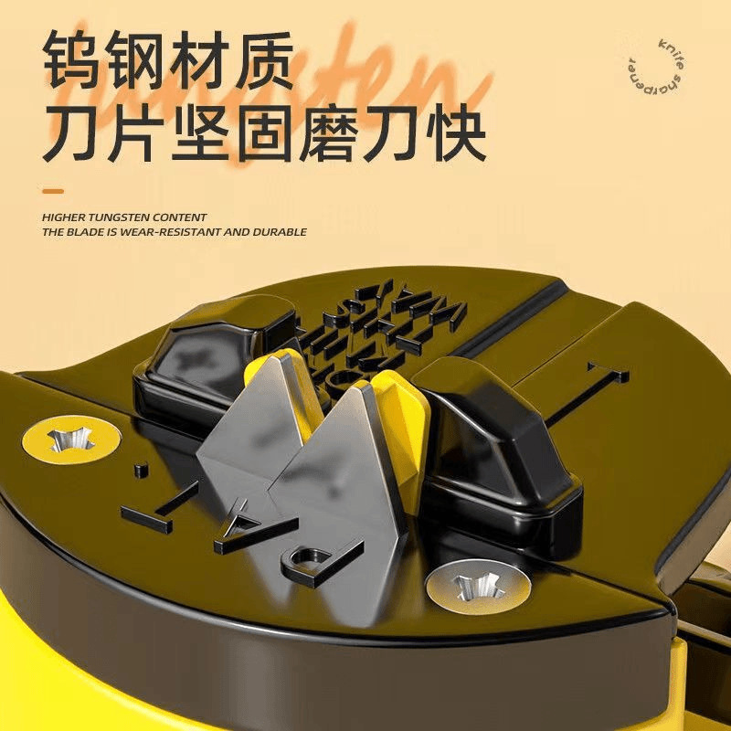 小黄鴨ミニ吸盤刀器家庭用快速磨刀工具キッチンミニ磨刀器磨刀石は簡単です。|undefined
