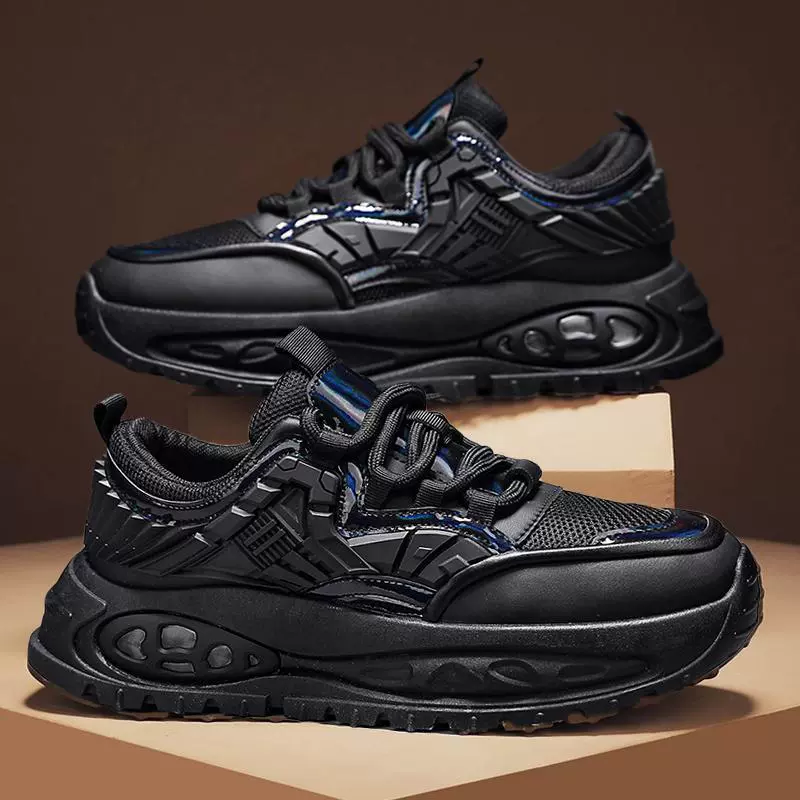 Нескользящая мужская обувь прилив бренд премиум-класса 2025 новый универсальный дышащий папа обувь модная повседневная обувь мужская спортивная обувь