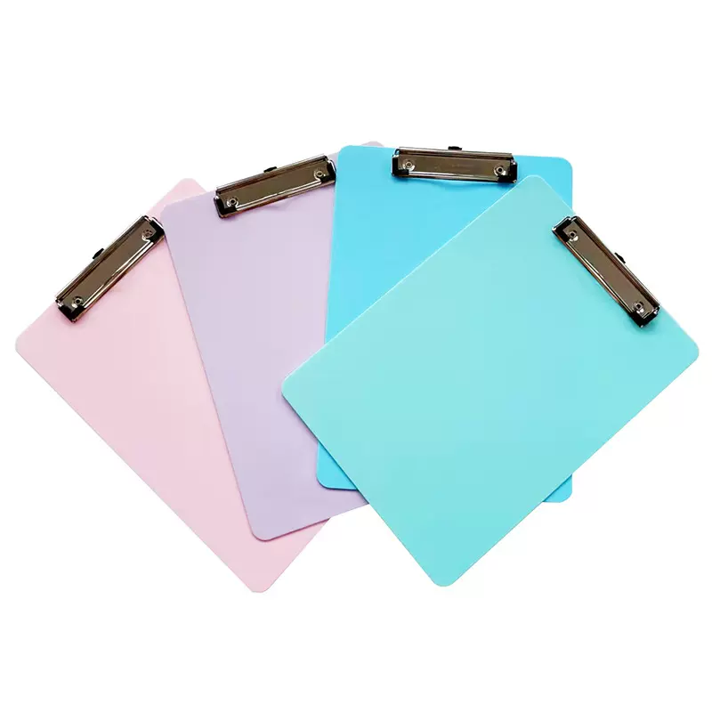 厂家批发A4塑料写字板夹 办公文件夹板 写字板夹 平头板夹资料夹