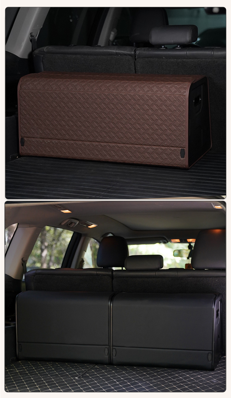 New Car Trunk Storage Box Foldable Car Storage Box Storage Container Trunk Organizer Cross-Border Shipping