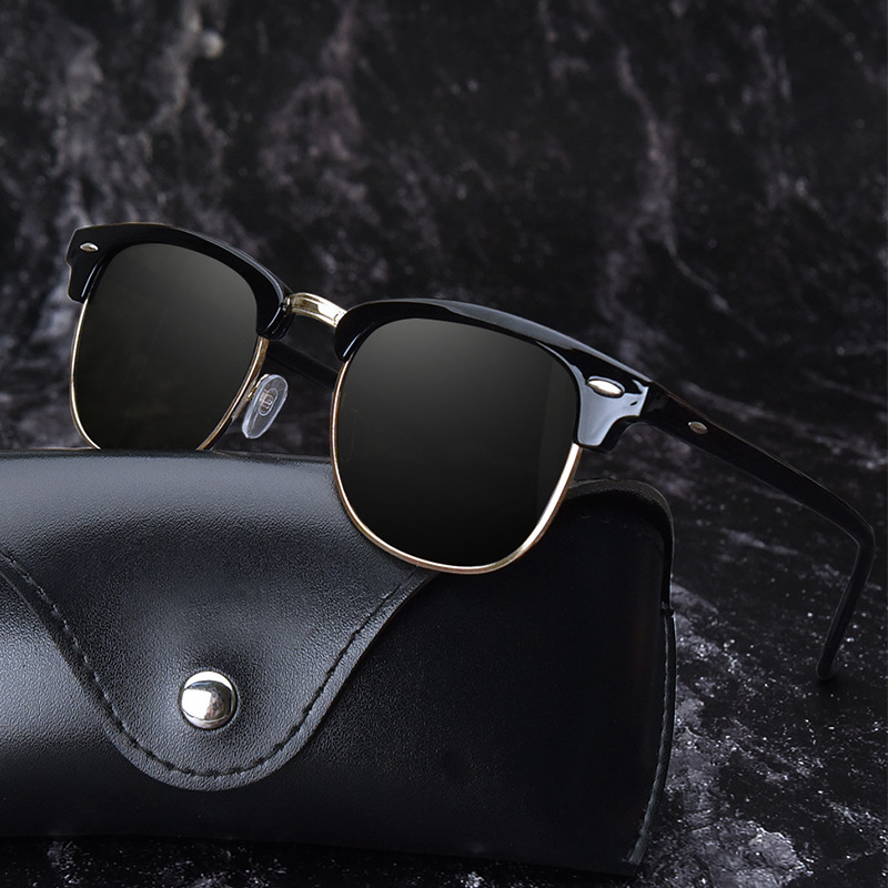 Streetwear Solid Color Tac Oval Frame Full Frame Men's Sunglasses display picture 3