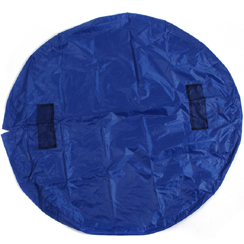 En stock de gran tamaño bebé bolsa de almacenamiento de juguetes cordón Toystoragbag bloques de construcción de los niños de acabado rápido estera de juguete