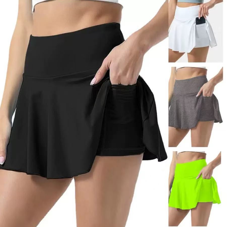 Falda corta plisada delgada para mujer, estilo casual, cómoda y versátil, para deportes al aire libre en otoño e invierno, disponible en Amazon Europa y América.