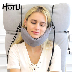 HOTU 吊り枕、首枕、旅行用睡眠用品、飛行機高速鉄道首 U 字型枕、オフィス昼寝用品