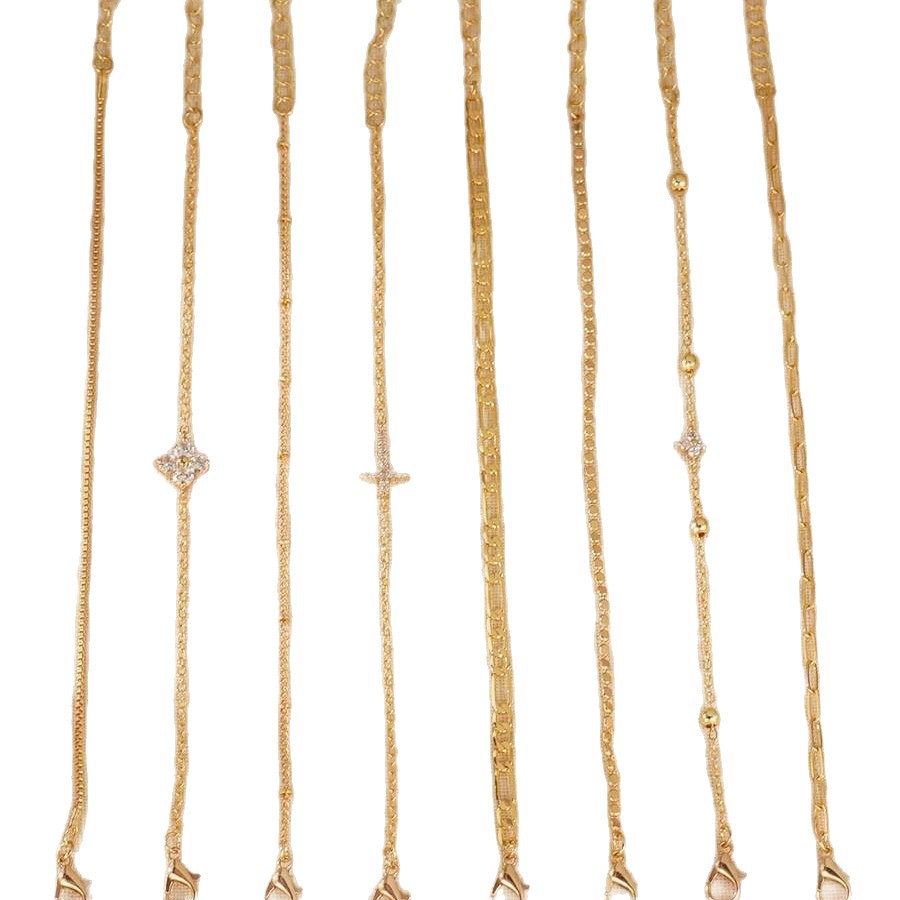 Multi-layered Chain Charm Bracelet For Women Simple Luxury Style_voghion.com