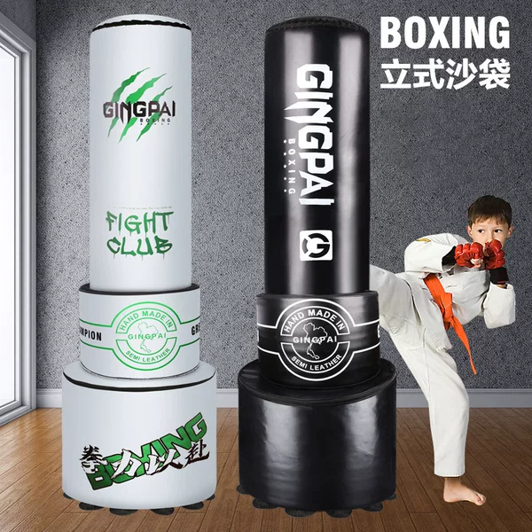 Vertical Tumbler Sandbag All-Purpose Floor-Standing Sandbag for Adults and Children Home Fighting and Sparring Exercise Sandbag
