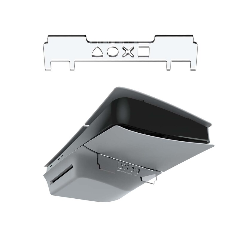 PS5slim host horizontal storage stand slim game base transparent acrylic support stand