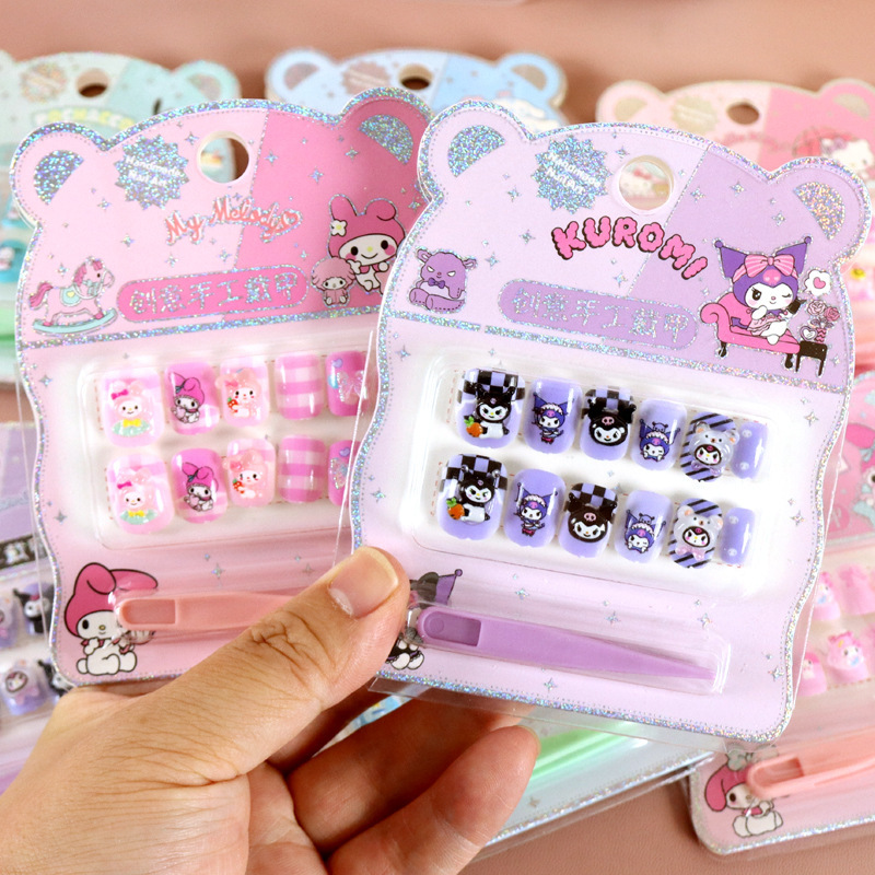 Sanrio Kuromi Melody Cinnamon Dog Pacha Dog Kt Cat Children's Cartoon Nail Art Stickers Nail Stickers Sanrio Kuromi Melody Cinnamon Dog Pacha Dog Kt Cat Children's Cartoon Nail Art Stickers Nail Stickers