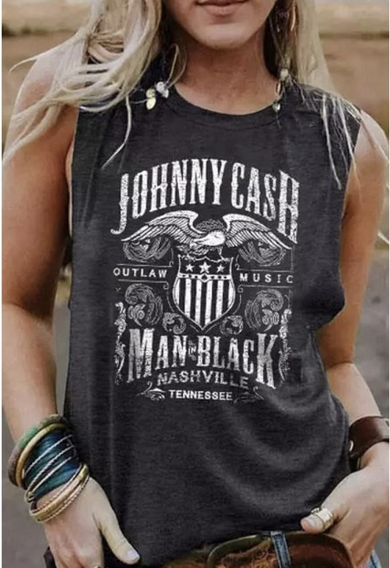 Cross-border e-commerce independent station Amazon Wal-Mart shopify new printed women's vest Cross-border e-commerce independent station Amazon Wal-Mart shopify new printed women's vest