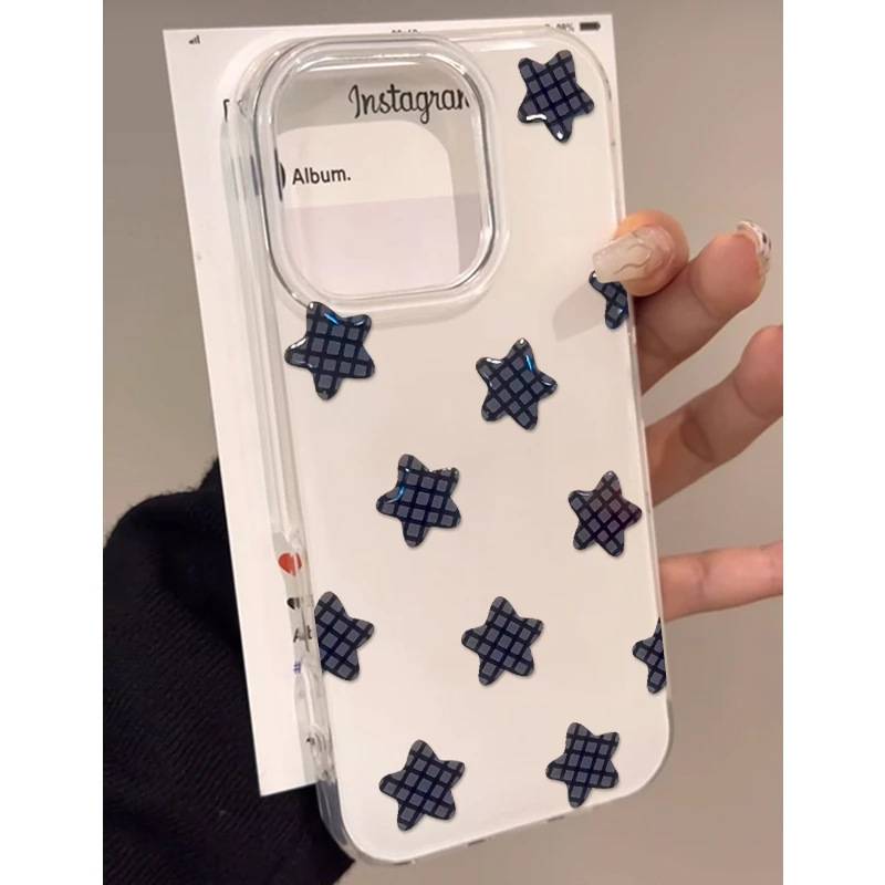 Estrella de cuadros negros para iphone16pomax Apple 15pr teléfono móvil g 14 nuevo 13 · Apple 16pro