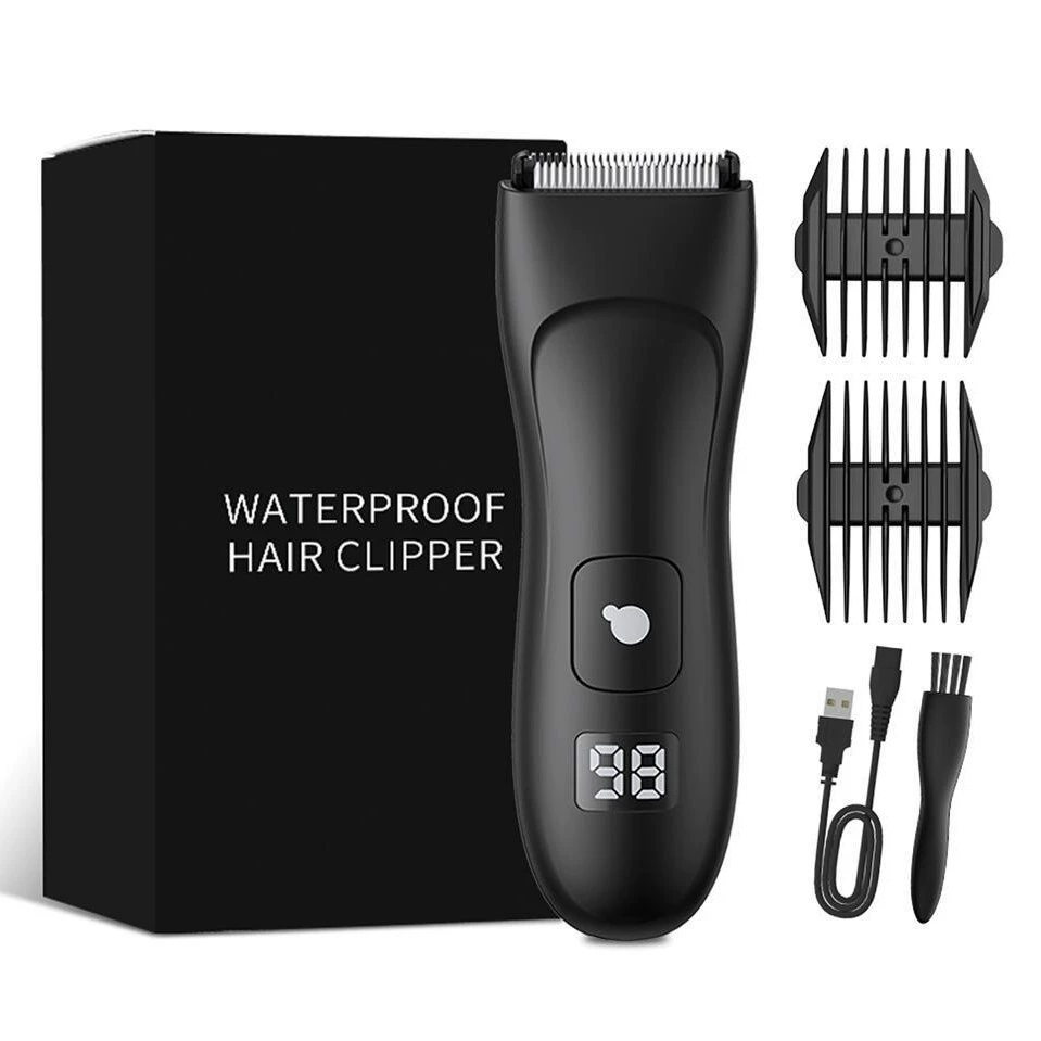 Машинка для стрижки волос Meikeduo с цифровым дисплеем для Южной Америки, электрический триммер для паха, частная машинка для стрижки волос под мышками, бритва для волос на лобке.