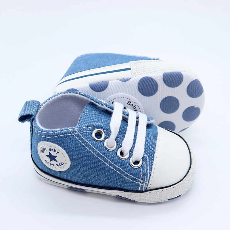2022 new canvas toddler shoes 03 years old baby shoes infant spring
