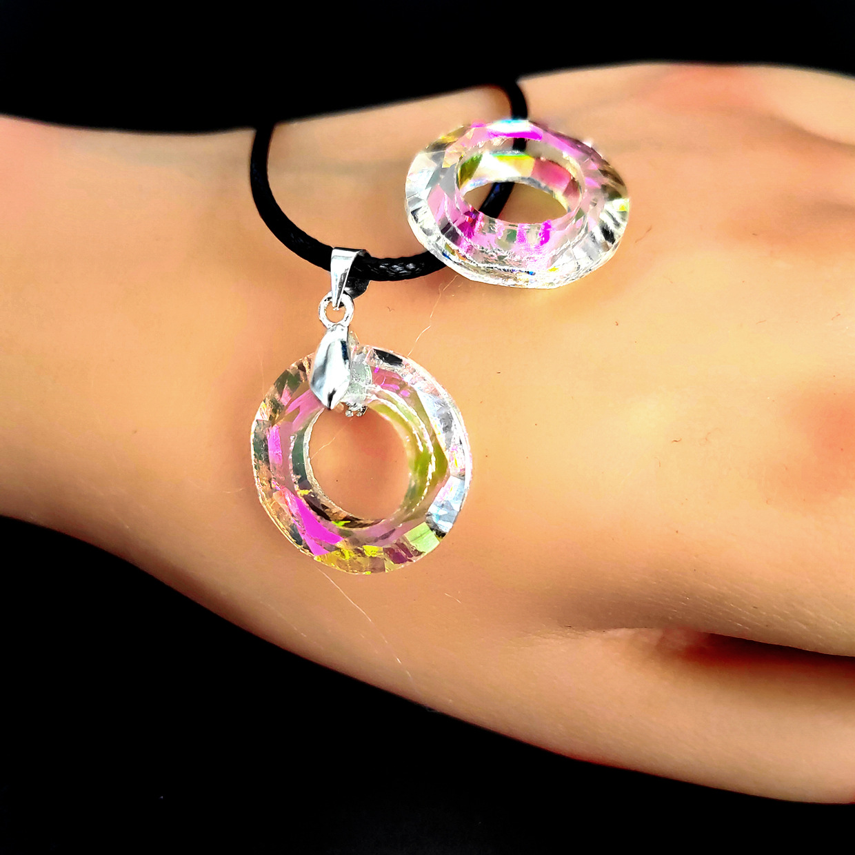 粉绿—20mm天使环 / 无扣吊坠