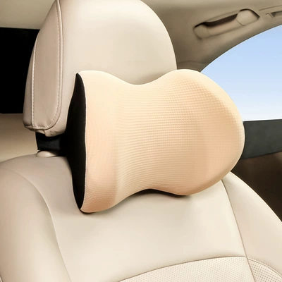 silk pillow neck protection memory — Headrest