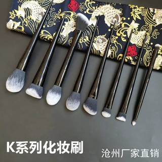 【加工定制】K系列化妆刷套装遮瑕粉底刷腮红刷沧州化妆刷美妆刷