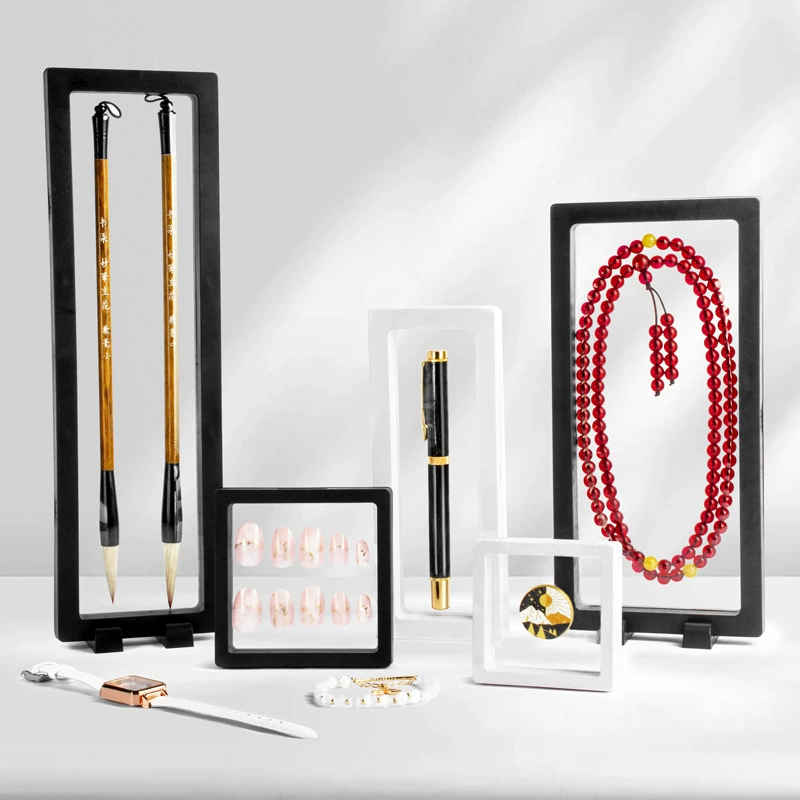 Подвесная коробка для ювелирных изделий оптом PE прозрачная коробка Ювелирные изделия упаковочная коробка пылезащитное кольцо для хранения витой пленки коробка