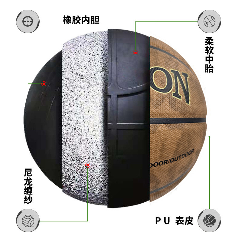 飞行员实战篮球7号成人室内外水泥地中学生耐磨比赛通用高弹吸湿|undefined