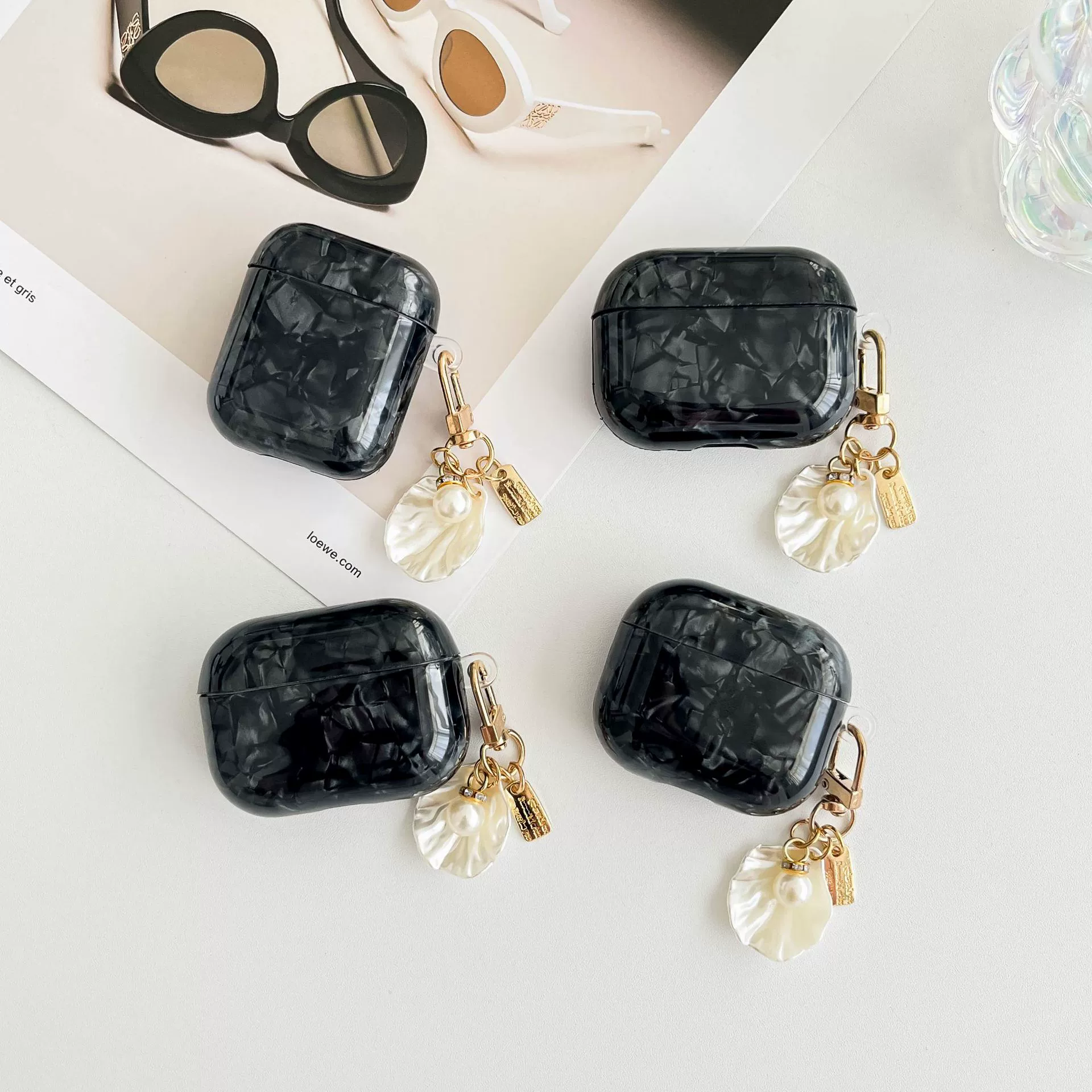 Black Shell Apple Earphone Protective Case Suitable for AirPods Pro2 Wireless Bluetooth Earphone Protective Case Wholesale Black Shell Apple Earphone Protective Case Suitable for AirPods Pro2 Wireless Bluetooth Earphone Protective Case Wholesale