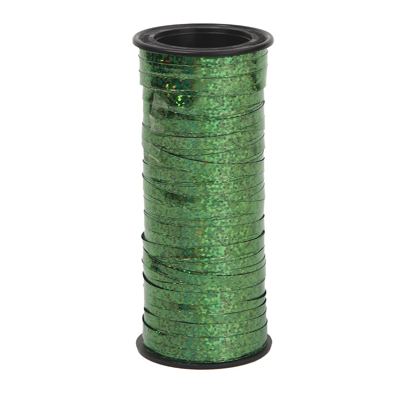 Fábrica directa láser cinta alambre 5mm * 100 tamaño largo eje cinta globo cinta diseño cinta al por mayor