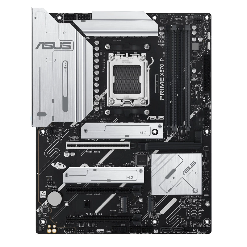Материнская плата Asus PRIME X870-P ATX для настольного ПК, поддержка сокета AM5, совместима с 9700X\9900X\9950X