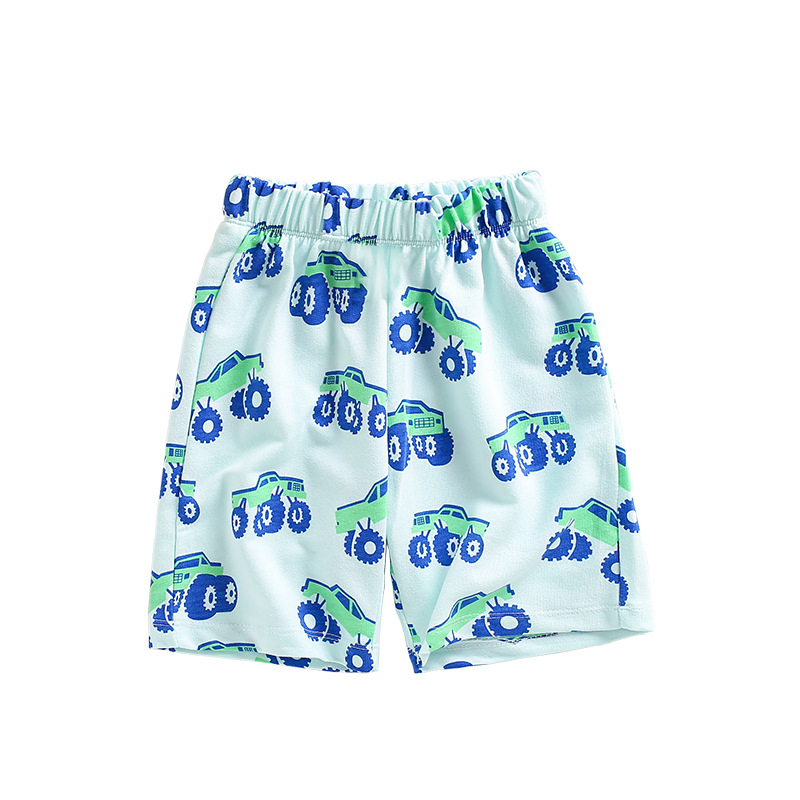 Malwee pantalones de los muchachos de los niños de los deportes de verano Pantalones cortos de algodón estampados pantalones casuales de cintura media pantalones de los niños image 6