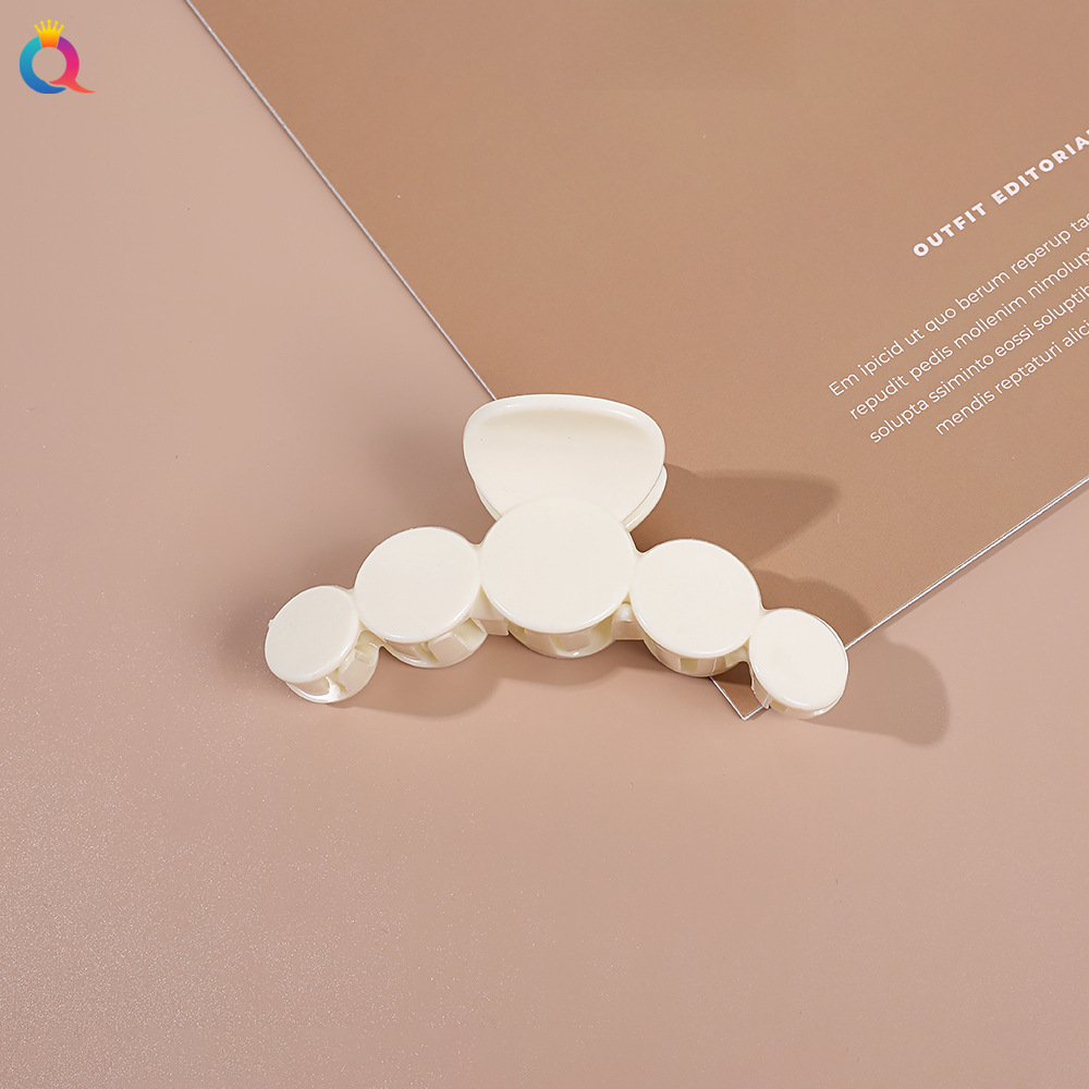 Qiyue határokon átnyúló színátmenetes hajtű matt fogócsat édes női cápacsat hajcsat hajkiegészítők nagykereskedelemben_voghion.com