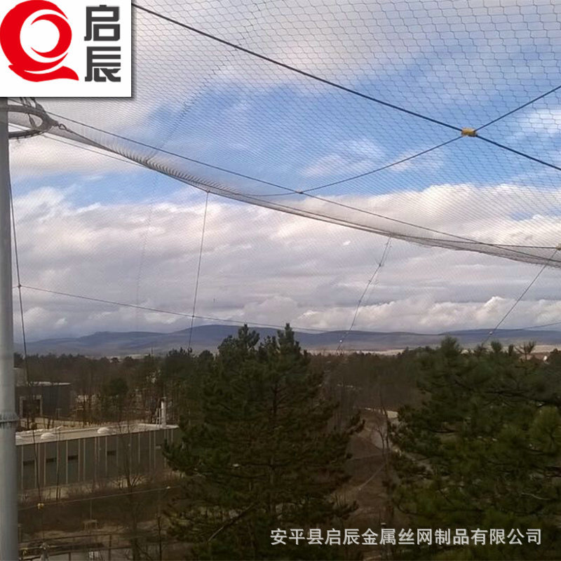 不锈钢绳网穿插编织鸟笼网 笼舍围网 百鸟园网 鸟语林网生产厂家