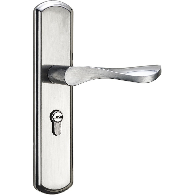 Cerradura de la puerta del hogar puerta universal cerradura de la puerta de madera agujero libre manija de la puerta ajustable manija de la cerradura del dormitorio cambio