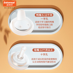 Original Etekron Bottles Gravity Ball Straw Nipple Swivel Cup Accessories Wide Mouth Straw Nipple