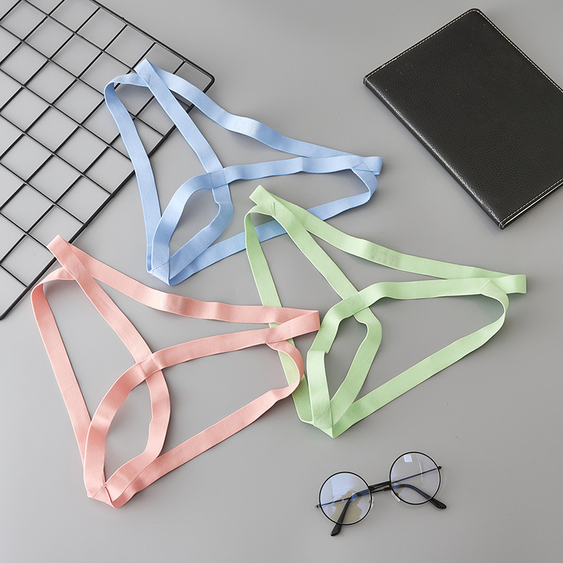 Men's Sexy Butt-Lifting Thong Panties with Straps, Hollow-Out One-Piece Drop Shipping on Aliexpress