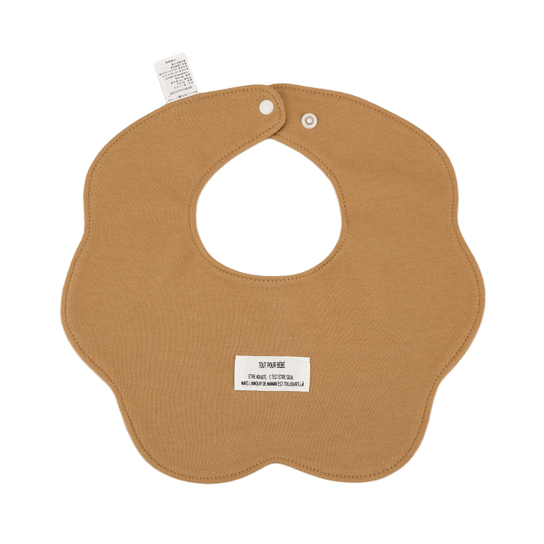 Babero Impermeable en Forma de Pétalo para Bebés de Algodón
