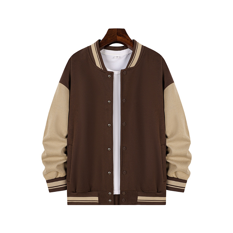 Silver Fox Velvet Drop-hombro uniforme de béisbol impreso LOGO empresa Otoño e Invierno actividad uniforme estudiante clase uniforme bordado Diseño DIY