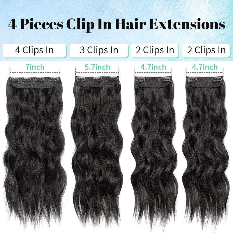 女性用ウィッグヘアピース、ヘアカーテン、長さ50cm、ワンピース、ツーピース、スリーピース、フォーク、増毛用ウェーブパッド|undefined