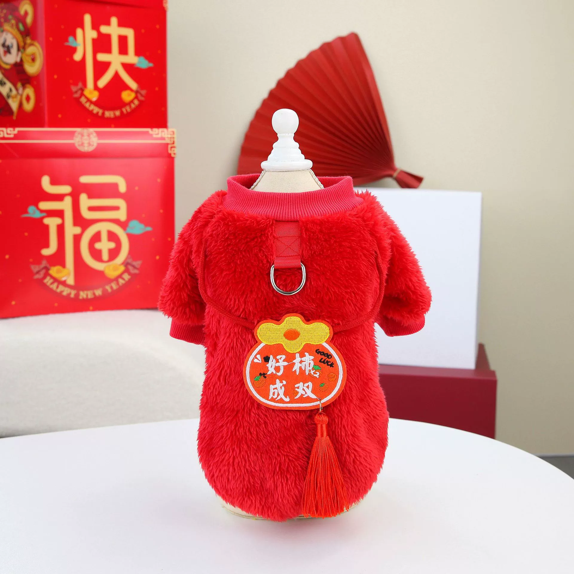 Одежда для собак Одежда для домашних животных осенняя и зимняя одежда Весенний фестиваль Новая одежда для домашних животных Teddy зима 23 хорошие вещи в двойной бархатной одежде