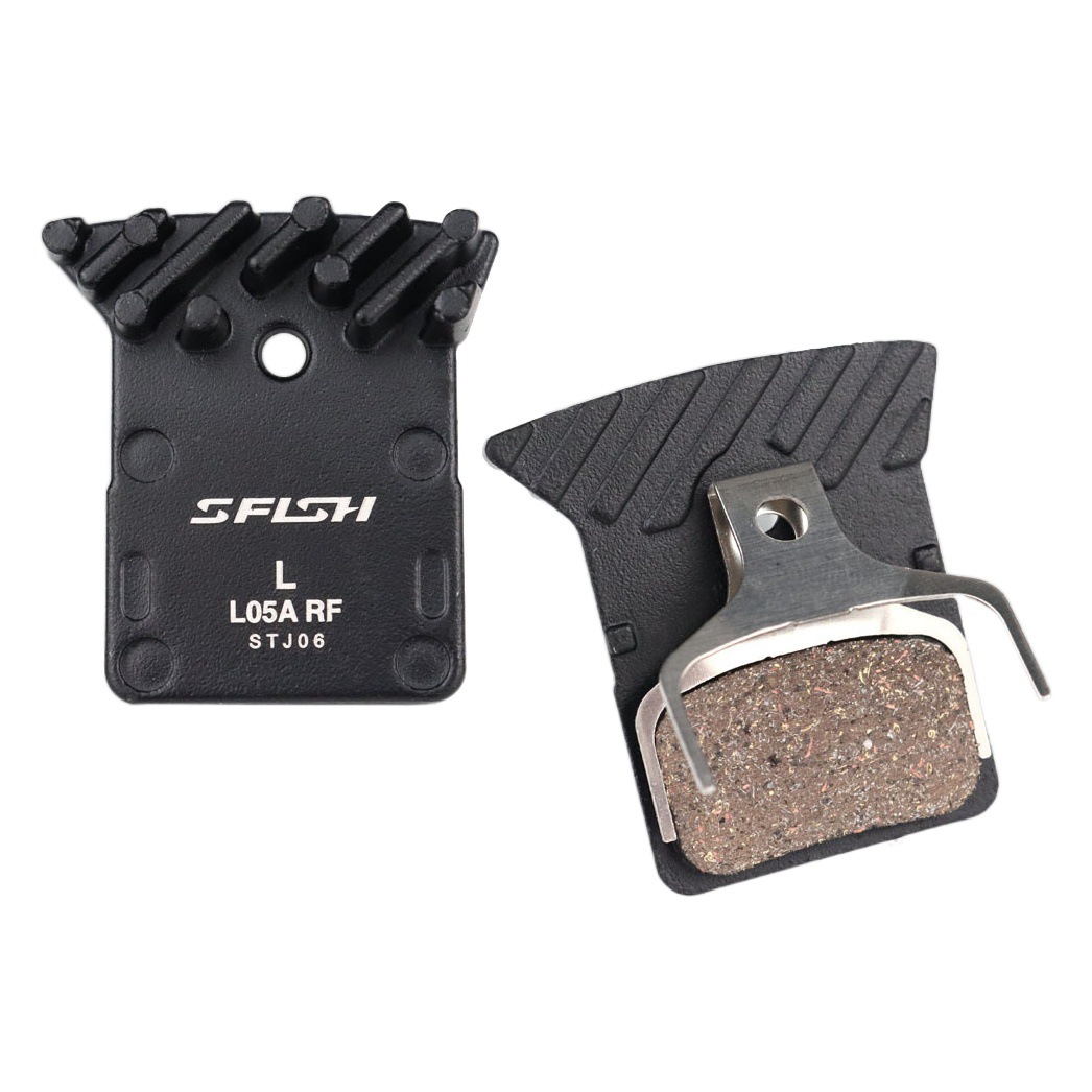 Bicicleta de montaña freno de disco de refrigeración pastillas de freno J05A N03A L05A H03A resina semi-metal pastillas de freno