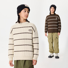 DK童装冬款加厚加绒复古学院风保暖毛衣儿童女男童休闲洋气打底衫