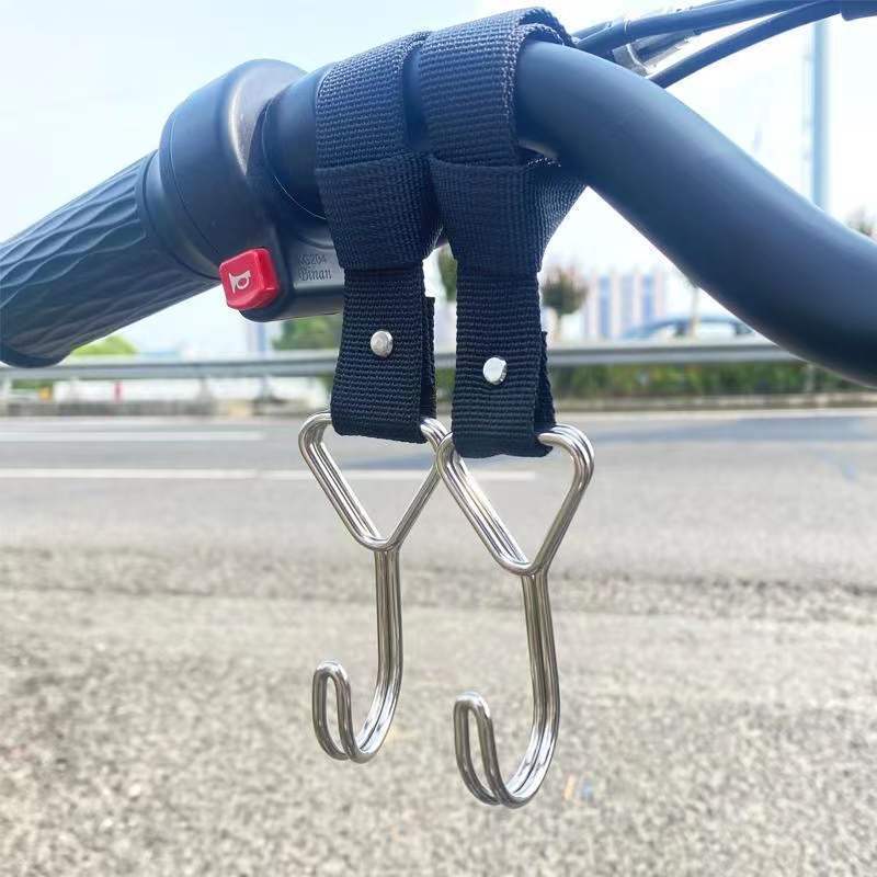 gancho de acero inoxidable para automóviles eléctricos, gancho de batería para automóviles sin perforación, pequeño gancho general para motocicleta autónoma, frente