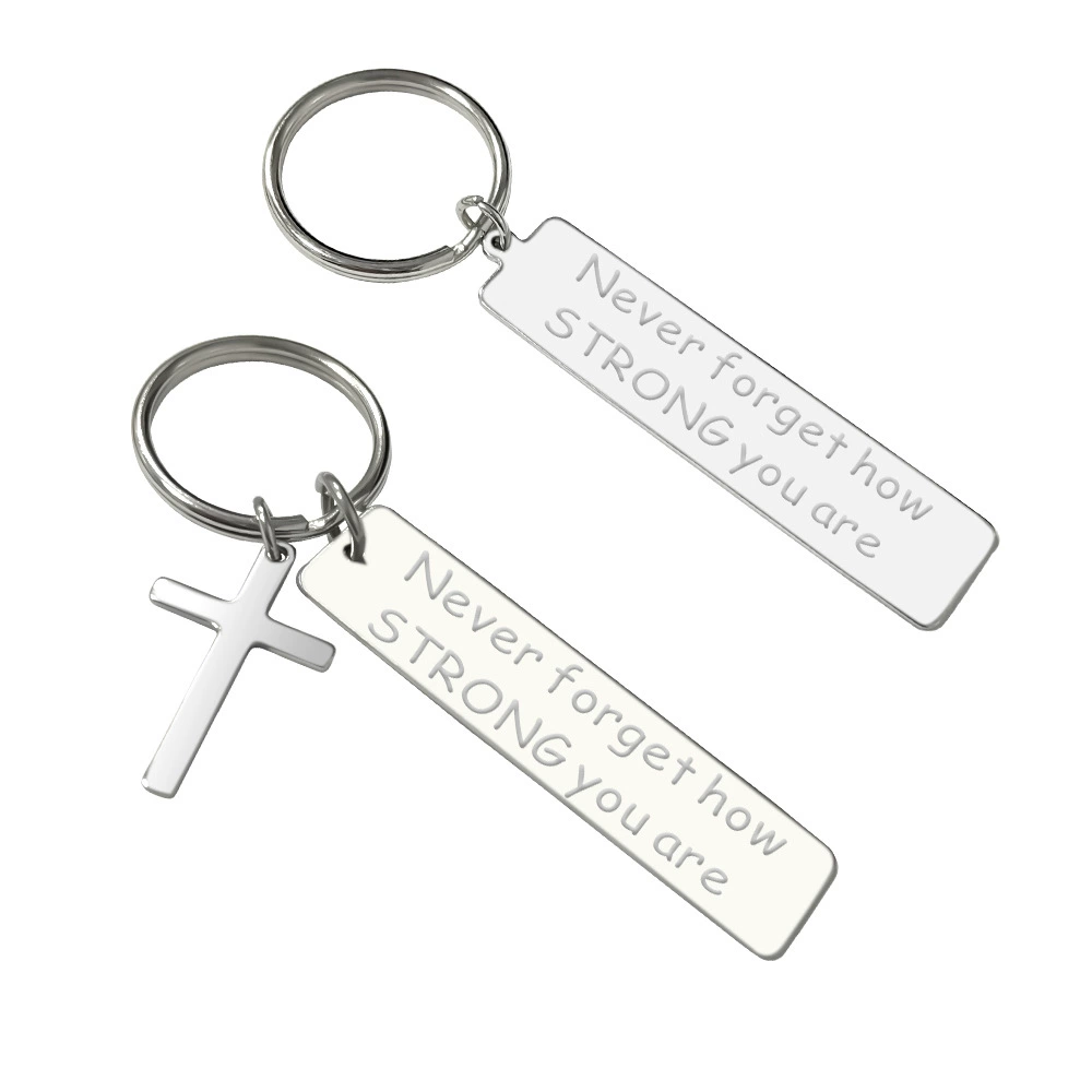 Трансграничное вдохновение из нержавеющей стали брелок подвеска сумка надписи автомобильная подвеска памятная модель копирайтинга