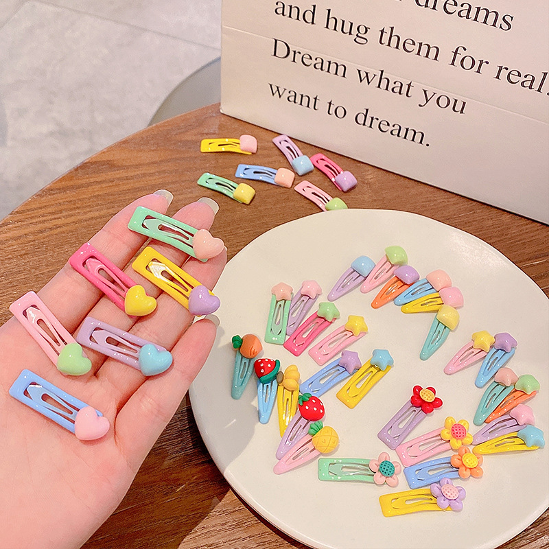 Bebé lindo pequeño clip BB para niños frises clip para el cabello para niños adornamientos para el cabello bebé super lindo tarjeta de cabello