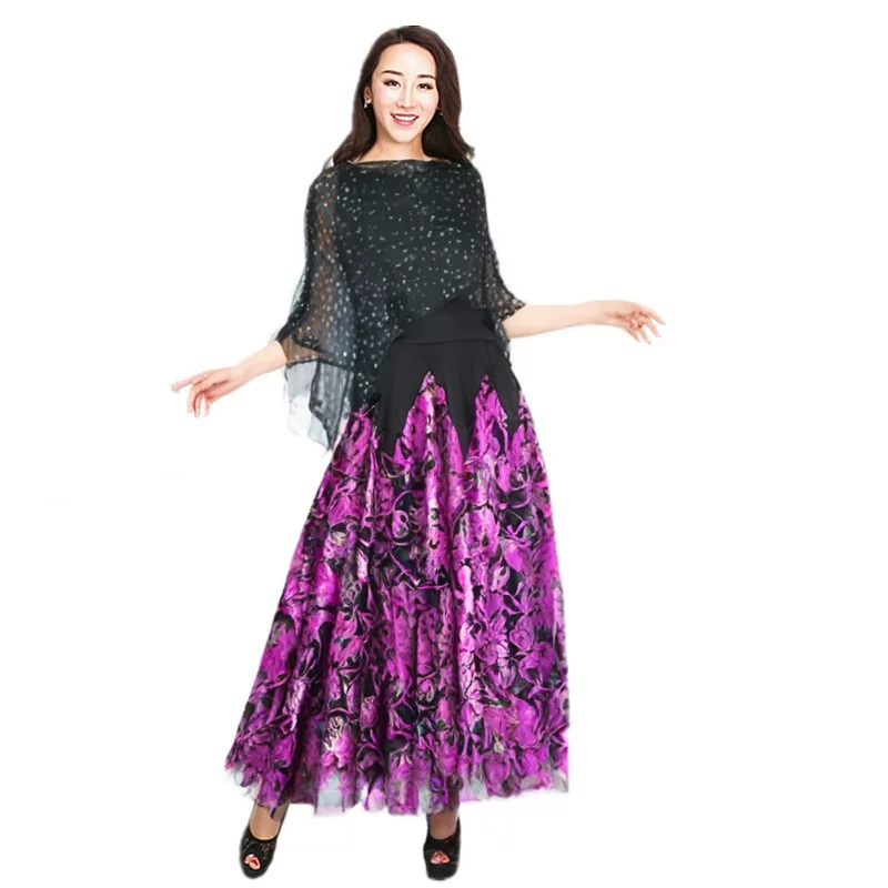 Long-sleeve, suit, long skirt
