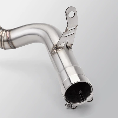 Section for Non-Destructive Installation, Motorcycle exhaust pipe