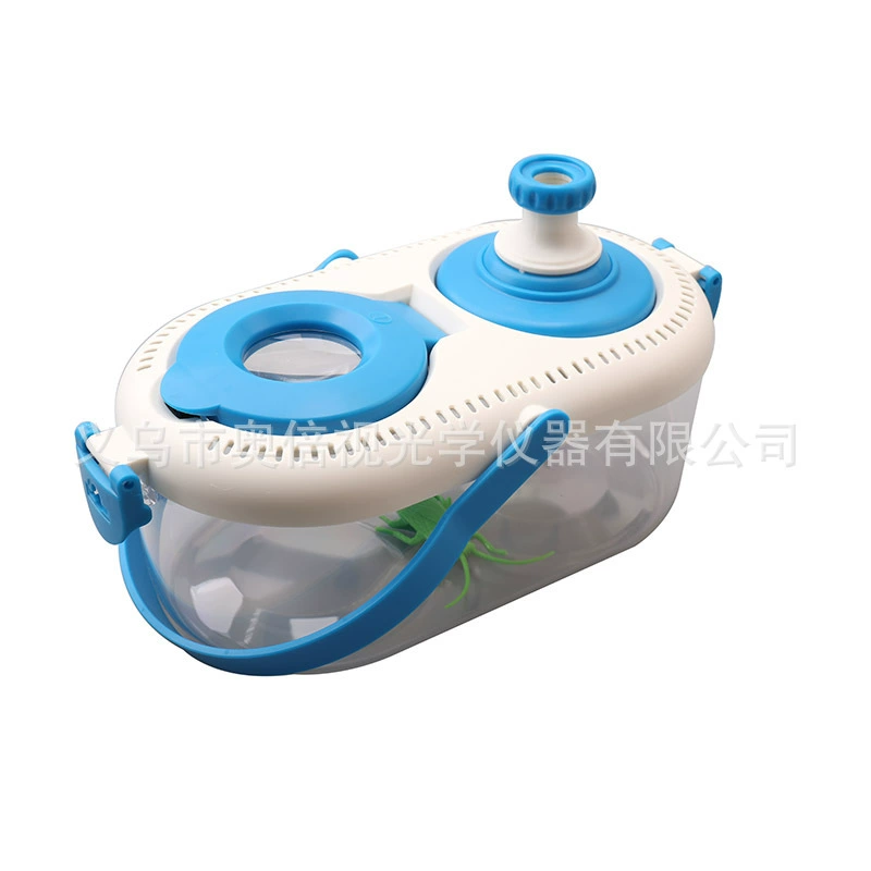 Детская коробка для наблюдения за насекомыми Научный эксперимент Многофункциональная камера для наблюдения за куврами с лампой