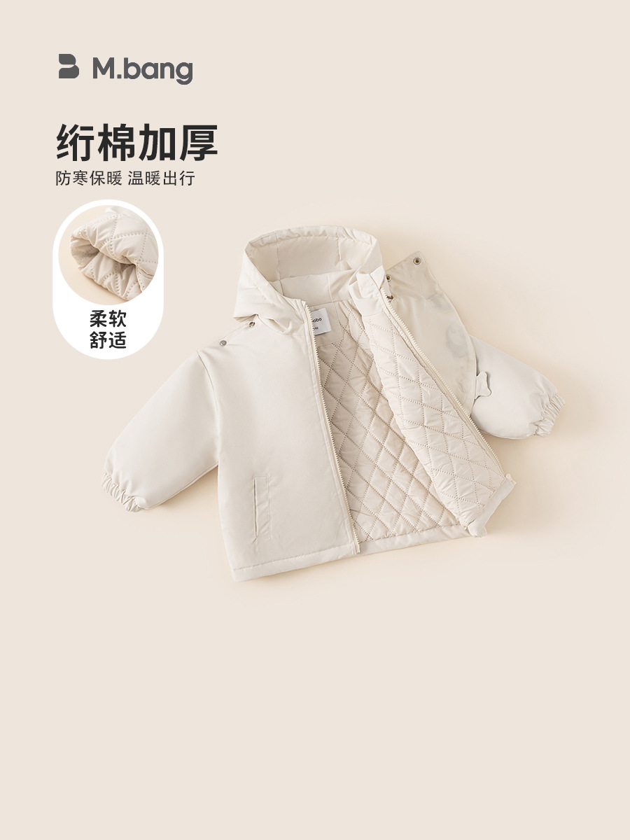 Youbao ropa para niños niños más chaqueta casual con capucha de terciopelo ropa de invierno modelos de otoño e invierno abrigos cálidos para niños a finales de otoño abrigos gruesos